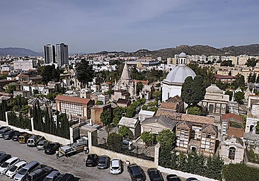 The San Miguel cemetery in Malaga.