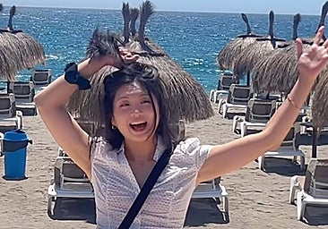 The Korean influencer who has put Almeria on the map