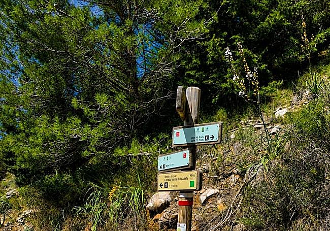 The first crossroads of the itinerary