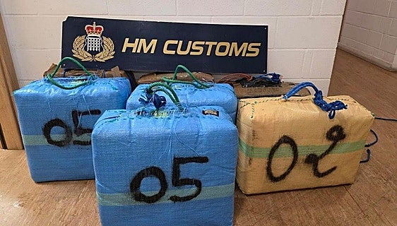 Cannabis resin seized off Gibraltar coast by HM Customs