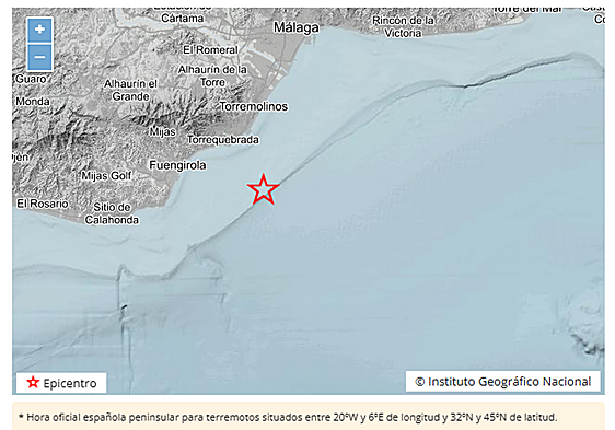 Costa del Sol records magnitude 3 earthquake