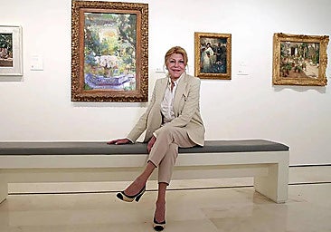 Archive photo of Baroness Carmen Thyssen in the museum in Malaga that bears her name.