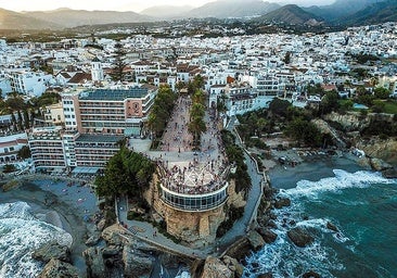 Aerial view of Nerja
