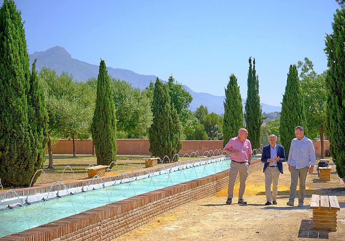 Marbella town hall completes restoration of Arab garden in Parque de los Tres Jardines