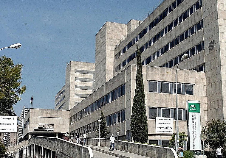 Archive photo of the Materno Infantil hospital in Malaga.