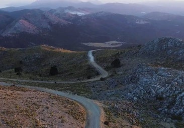 View of the natural surroundings of the Sierra de las Nieves.