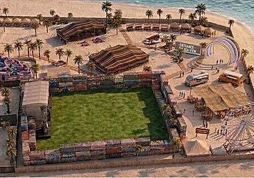 Recreation of the plan for the various spaces at the now cancelled Solaris Nerja festival.