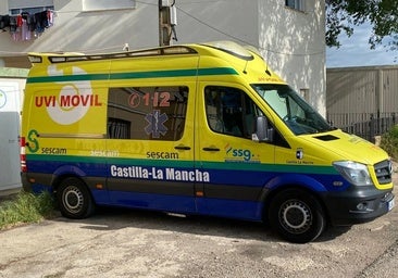 Archive photo of a Castilla-La Mancha ambulance.