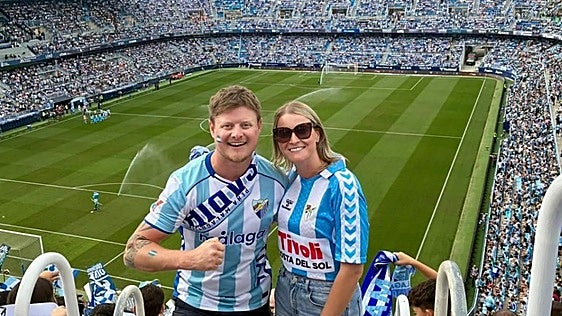 From the UK to La Rosaleda almost every week: the story of one of Malaga CF's most devoted fans