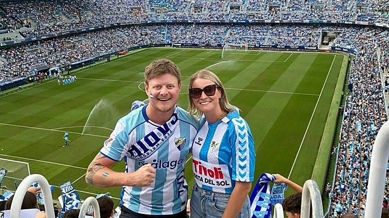 From the UK to La Rosaleda almost every week: the story of one of Malaga CF's most devoted fans