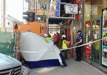 The scene of the accident
