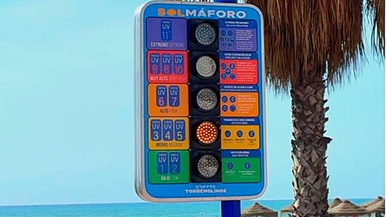 New UV warning systems installed on Torremolinos beaches