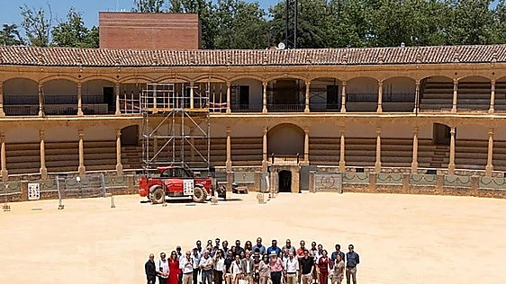 Ronda bullring enters final phase of restoration after scaffolding removal