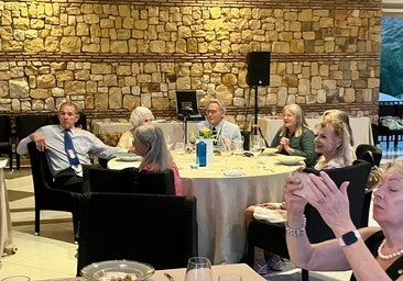 Some of the guests at the Change of Collar dinner in Marbella.
