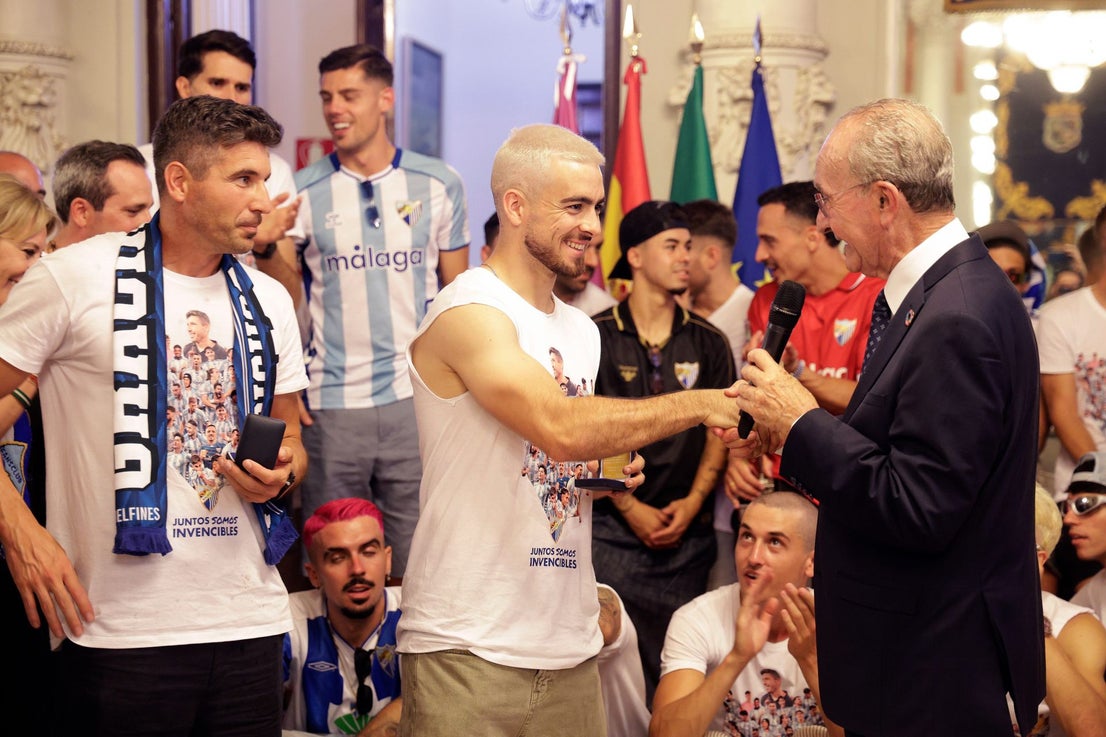 Malaga CF's promotion open-top tour - in pictures