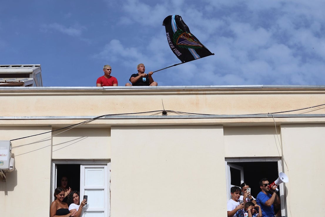 Malaga CF's promotion open-top tour - in pictures