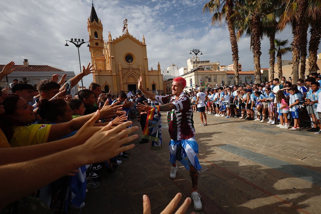 Malaga CF's promotion open-top tour - in pictures