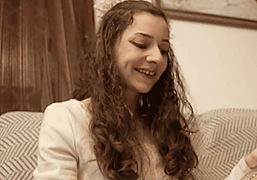 A photo of Noelia Castillo from an Antena 3 broadcast