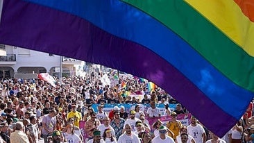 One of the many International Pride Day parades in the province last year