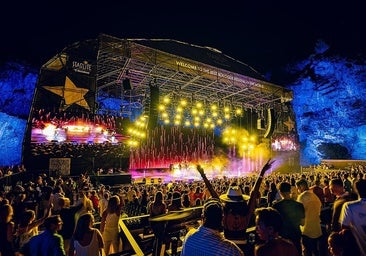 The coveted stage at the Starlite Occident music festival in Marbella