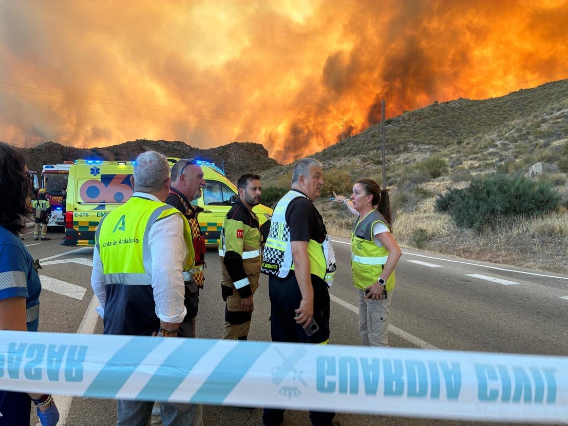 In pictures - Almeria fire tragedy