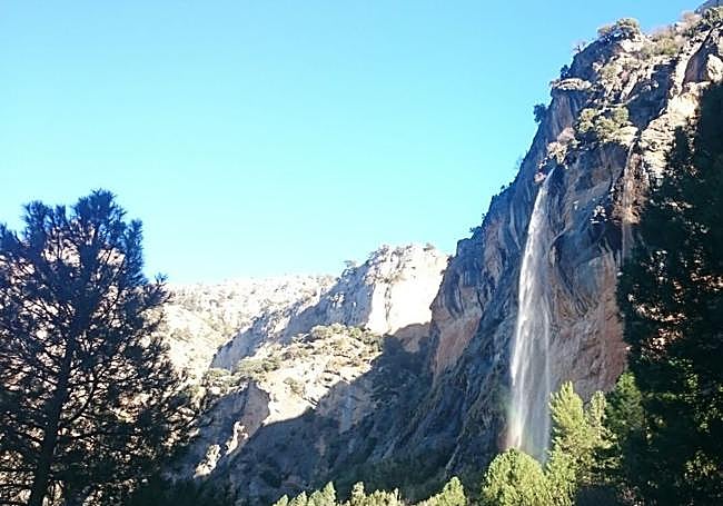 The waterfall in La Tobla.