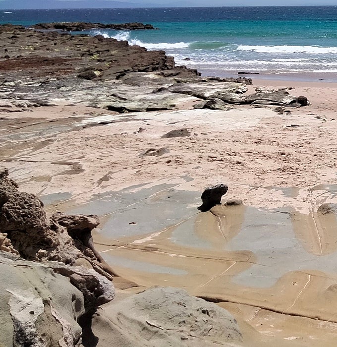 Mud in Punta Paloma.