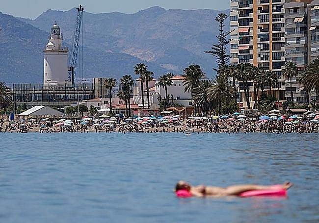 La Malagueta Beach.