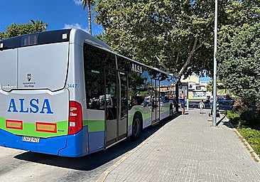 A bus in Vélez-Málaga