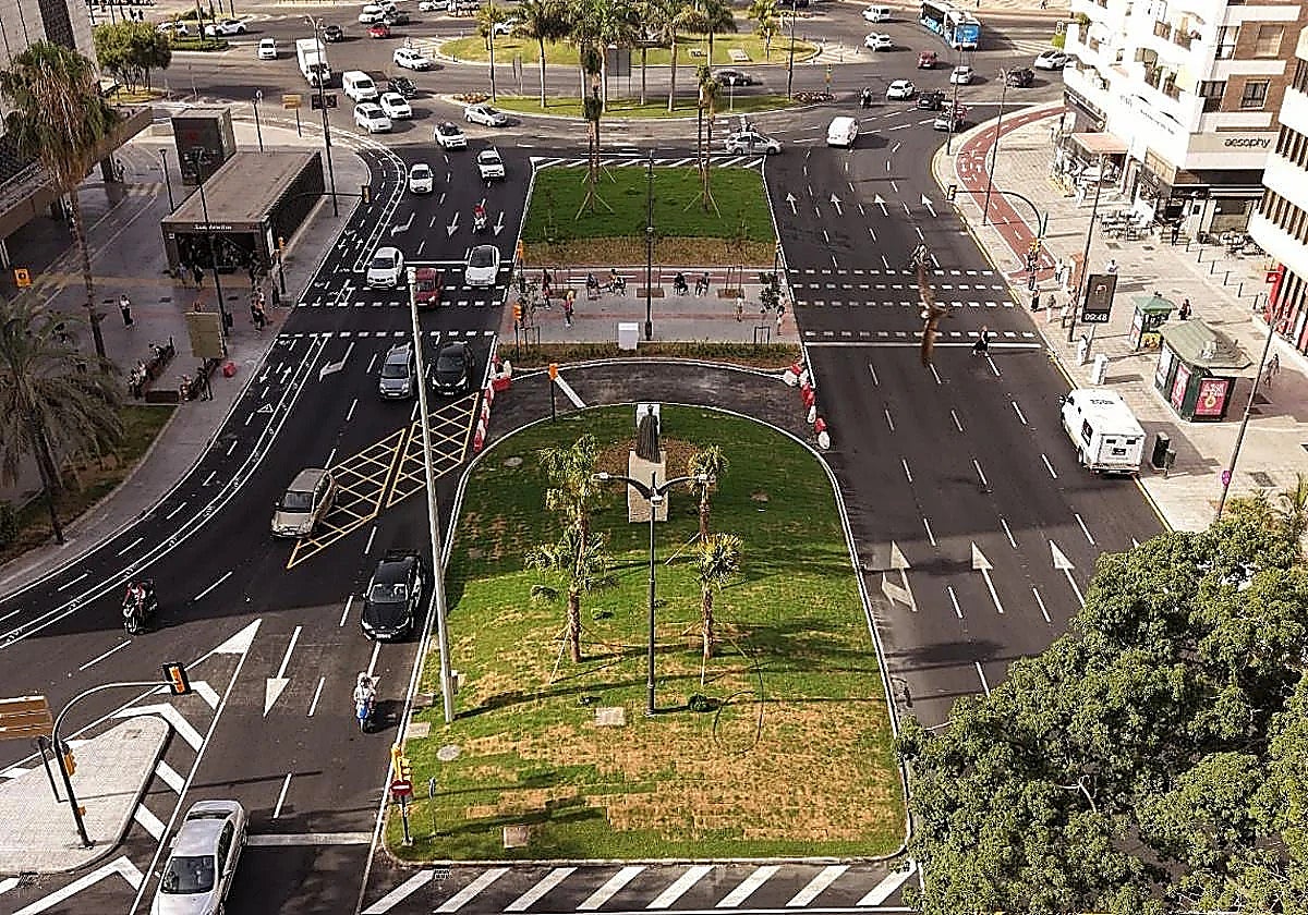 Malaga's Armengual area gets fresh look as metro works give way to cycle lanes and new green spaces