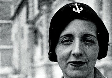Archive photograph of the Vélez-Málaga-born philosopher María Zambrano