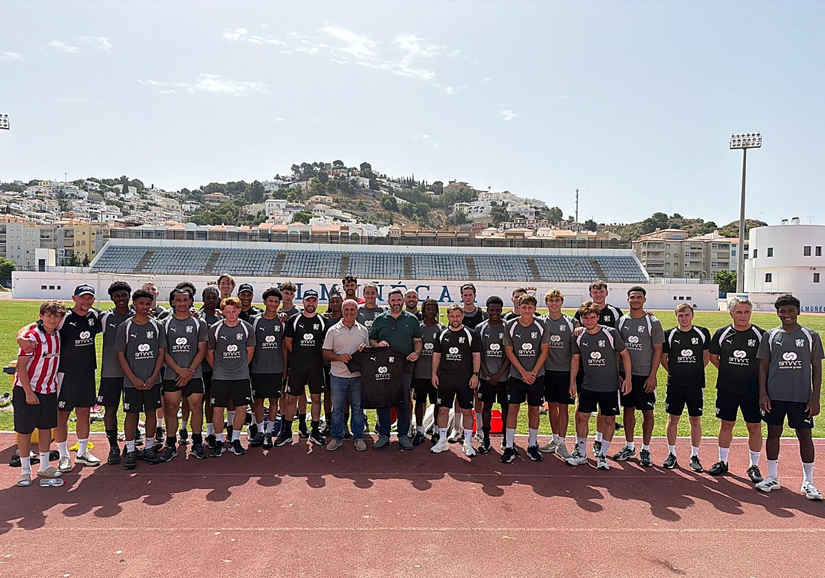 English football's Peterborough United FC have pre-season training session on Costa Tropical