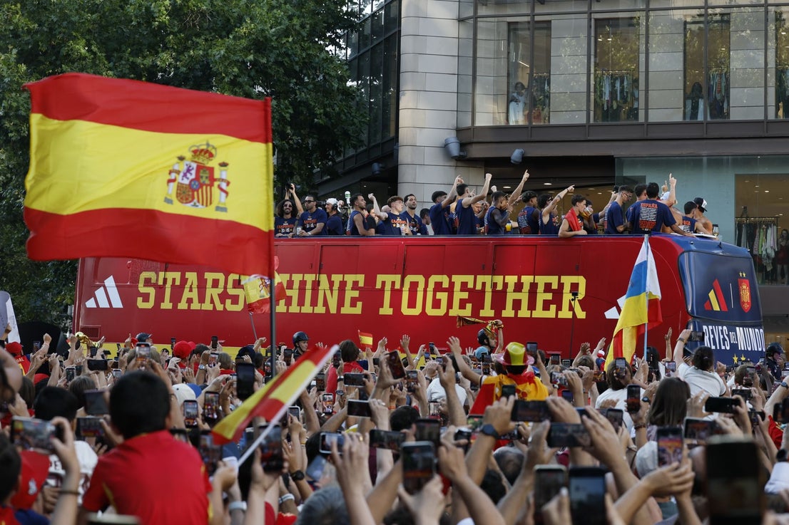 Spain's World Cup victory parade in Madrid