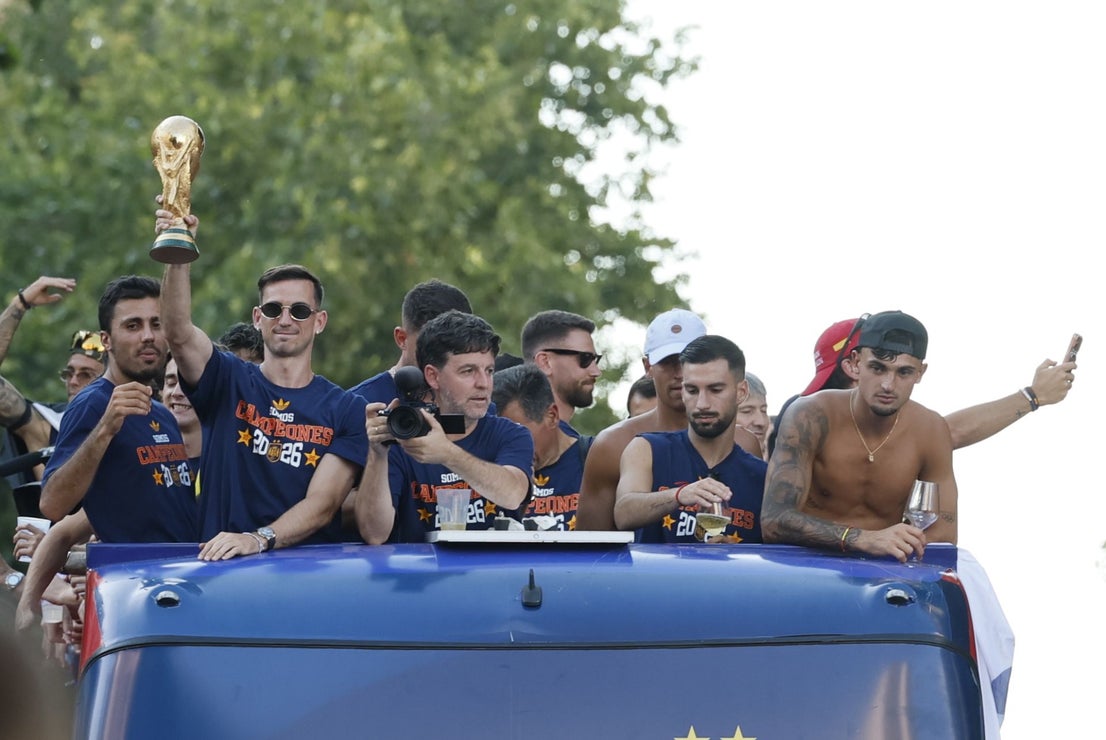 Spain's World Cup victory parade in Madrid