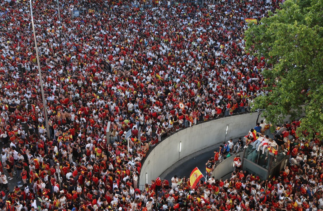 Spain's World Cup victory parade in Madrid