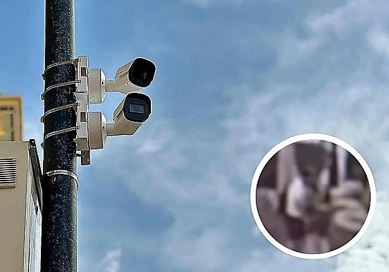 Malaga Airport cameras capture young man as he hits his pregnant girlfriend