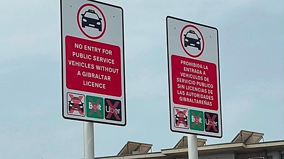 Gibraltar cracks down on Spanish taxis crossing border