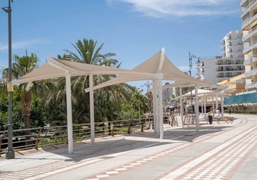 Projects included creating seven new shaded areas along the seafront.