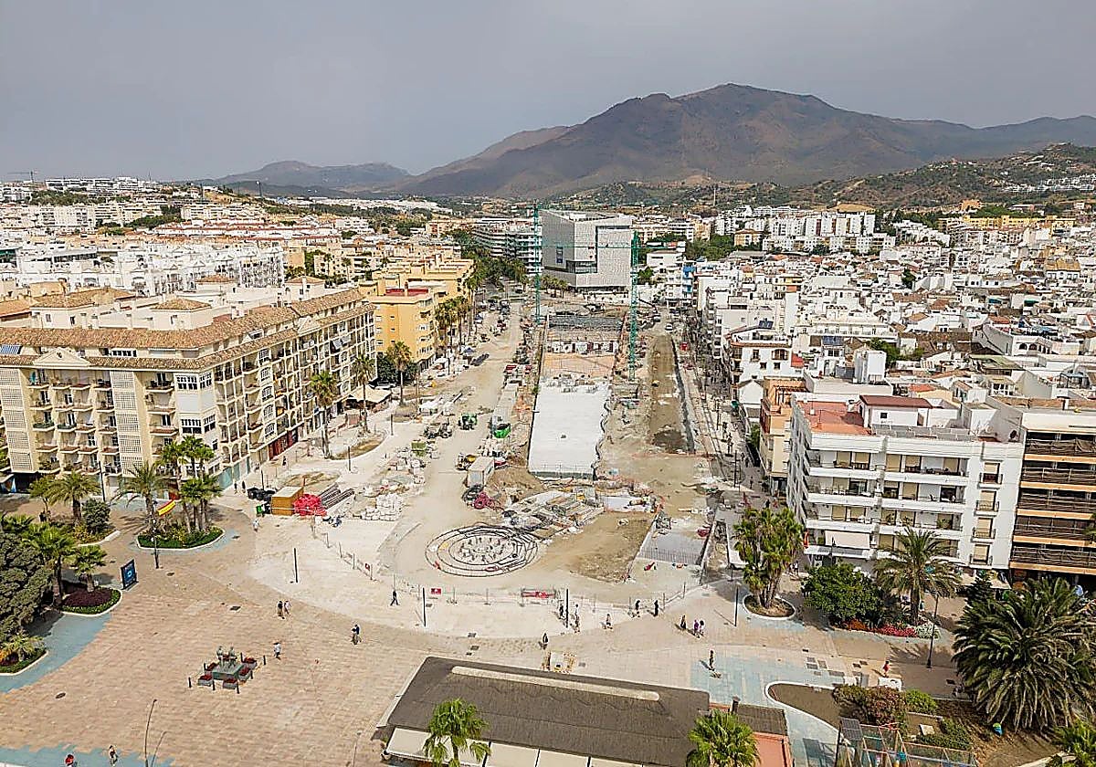 Final piece of Estepona's seafront makeover takes shape as boulevard work advances