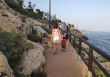 The walkway along El Cantal cliffs in La Cala del Moral