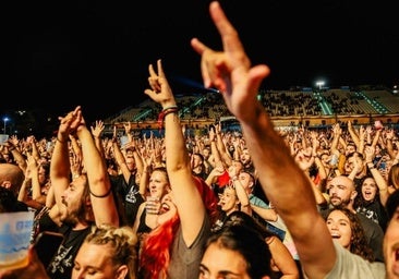 Heavy metal fans at last year’s Sun and Thunder festival in Fuengirola.