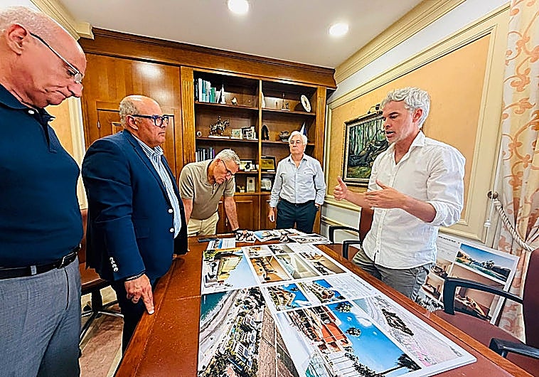 Imagen principal - Images of the planned hotel