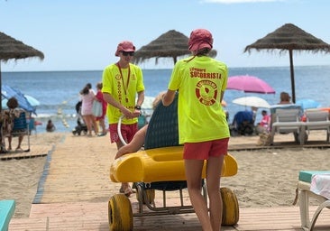Lifeguards provide assistance to users with physical or visual disabilities.
