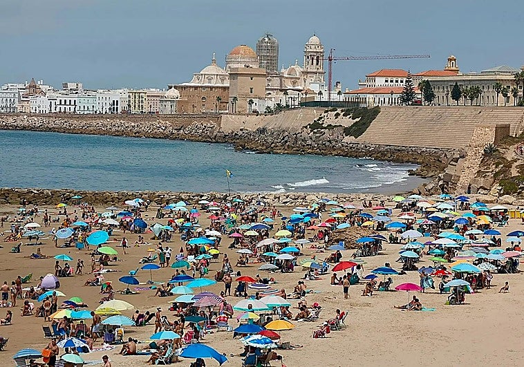 Santa María beach, in the city of Cadiz.