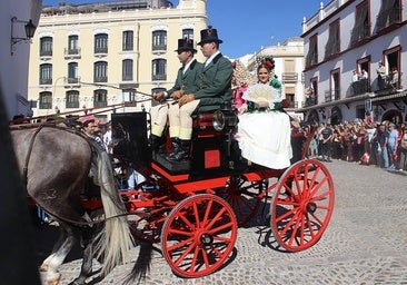 The iconic Damas Goyescas during a previous Pedro Romero fair in Ronda