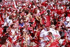 Casemates Square was a sea of red and white during the political rally held on National Day.