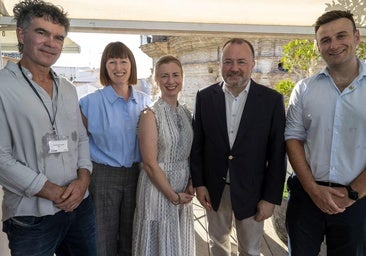 SIBN committee member Brendan Hayes, Malaga host Suzanne Lucey, consul Marylee Wall, ambassador Brian Glynn and SIBN president Brendan Rowan.