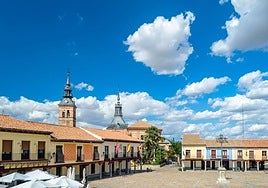 The main square in Navalcarnero.