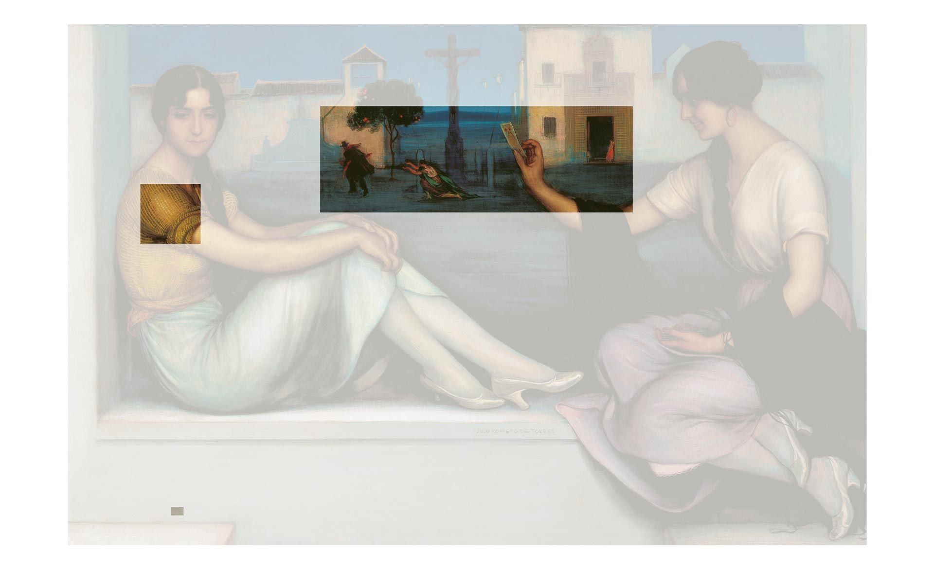Detail of La Buenaventura, Julio Romero de Torres