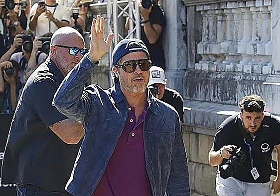 Brad Pitt in San Sebastian
